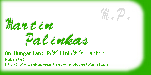 martin palinkas business card
